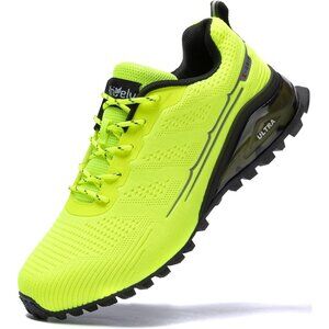 Men's Fashion Sneakers Lightweight Breathable Walking Shoes Cross Running Shoes